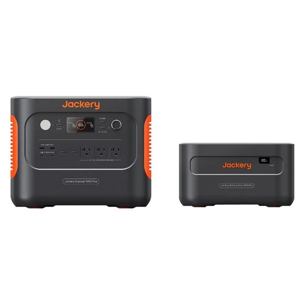 Jackery 1000 Plus ポータブル電源+拡張バッテリー×1台セット JE-1000C