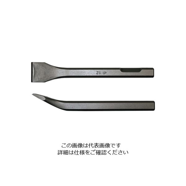 ヨコタ工業 ヨコタ フラックスチッパー(Fー25用)チゼル曲平25X156