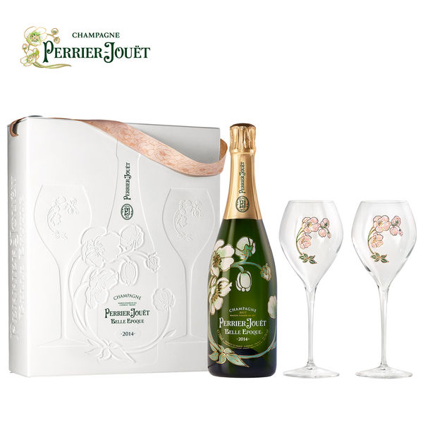 ペリエ ジュエ ベル エポック 2014 750ml 1本 グラス2脚セット エコ
