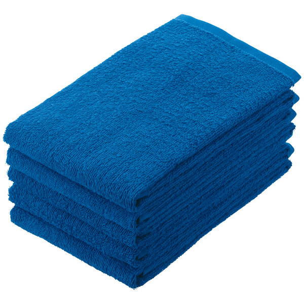 伊藤忠リーテイルリンク フェイスタオルダークカラー ブルー FTD-3 1