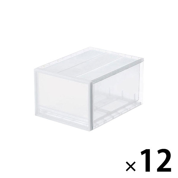 まとめ買いセット】無印良品 ポリプロピレン 収納ケース 中 約幅34