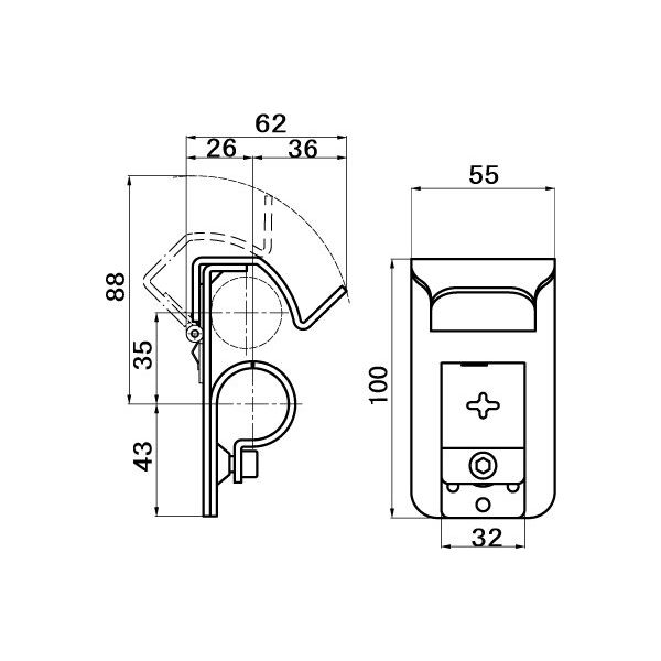 まっ2 アカシア904545 お急ぎ天板金網コーキングワンタッチロック まっ