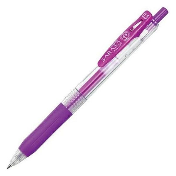 ゼブラ サラサクリップ 0.5mm 紫 JJ15-PU - アスクル