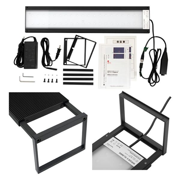 ラボック Chihiros LED WRGB2 SLIM60 ブラック RGBライト 調光機能付き