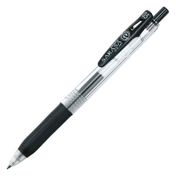 ゲルインクボールペン サラサクリップ 0.5mm 黒 10本 JJ15-BK ゼブラ
