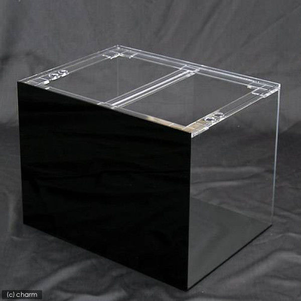 アクリル水槽 底板・背板/黒艶なし 450×450×450 アクリル水槽 底板・背