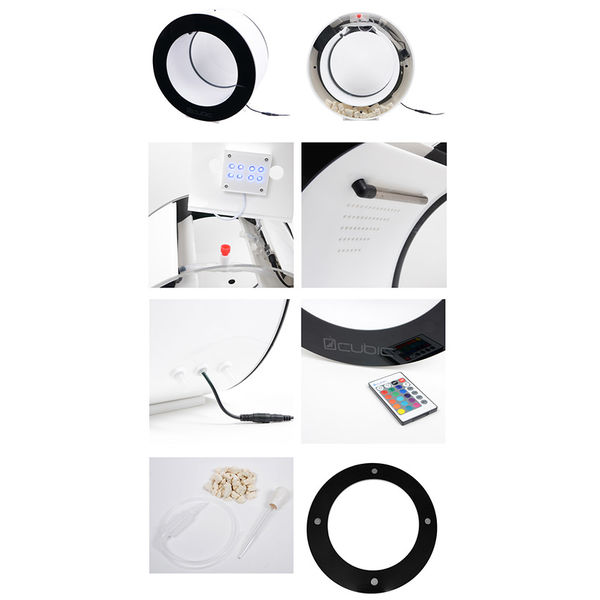 にこちゃんさんさ専用キュービック クラゲ水槽 オービット20