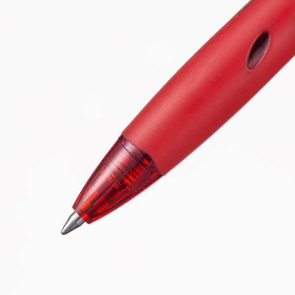 パイロット 油性ボールペン レックスグリップ(細字) 0.7mm レッド軸 赤