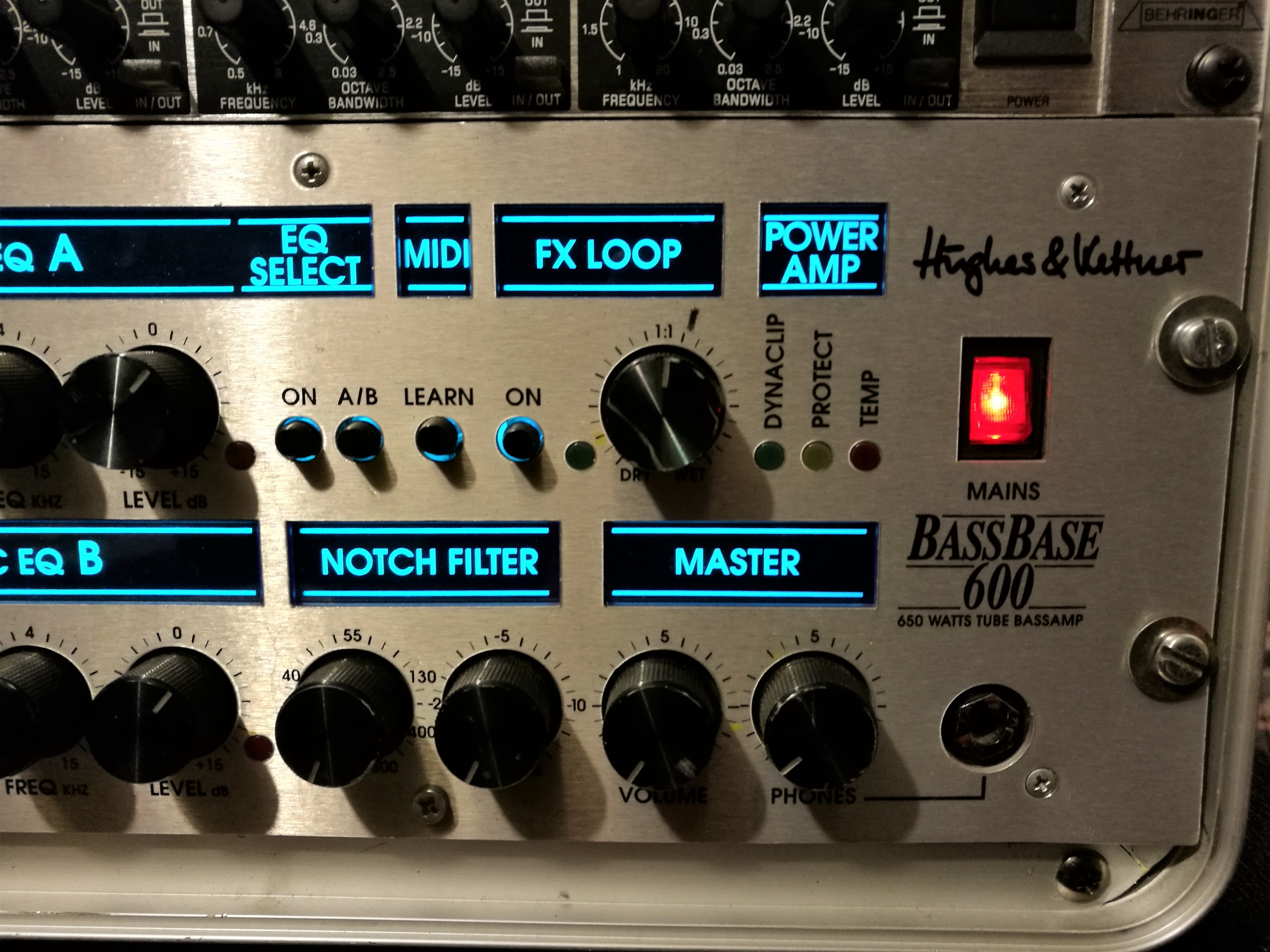 SOLD Hughes & Kettner Bassbase 600 Amp ** SOLD - Amps and Cabs For