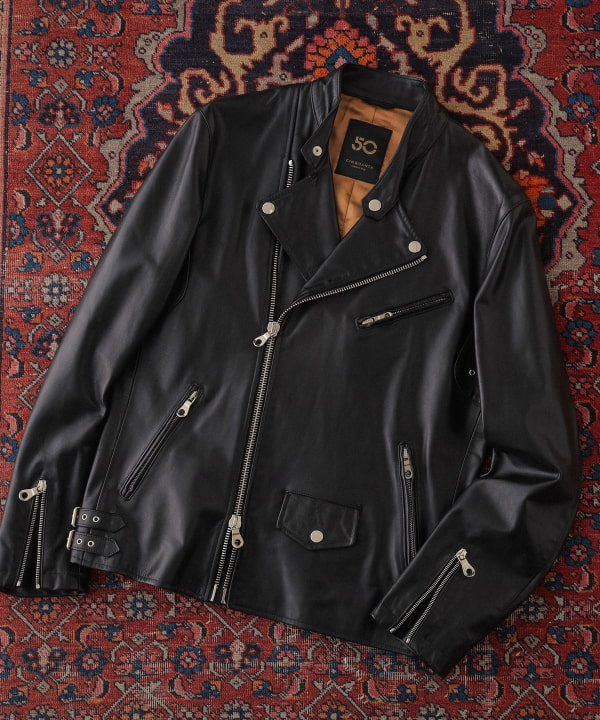 本革100%】BEAMS/ビームス/シングルライダース/Sサイズ ビームス(BEAMS