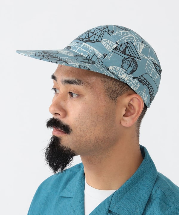 BEAMS PLUS（ビームス プラス）5 Panel Long Bill PE Print（帽子