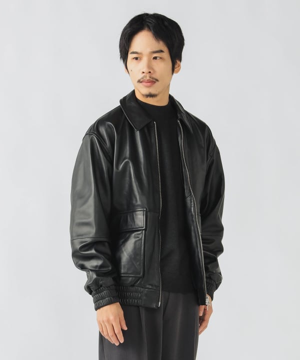 BEAMS HEART（ビームス ハート）【1/29再値下げ】レザー ブルゾン