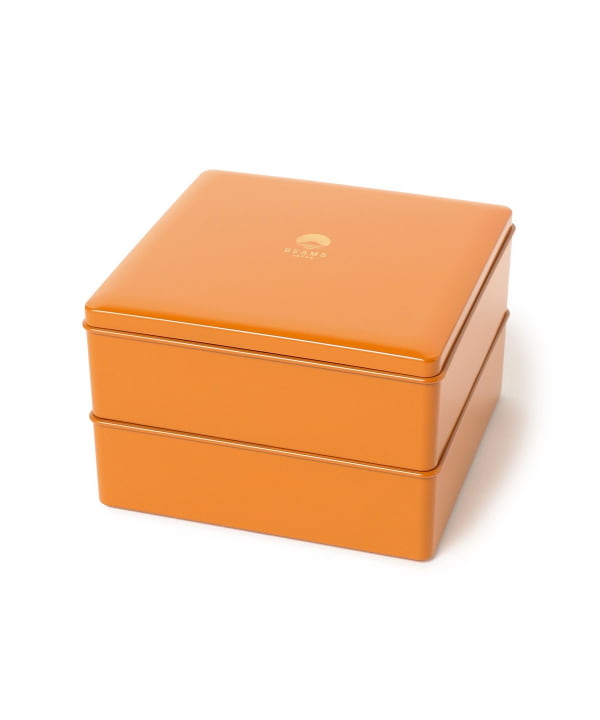 BEAMS JAPAN（ビームス ジャパン）【別注】越前漆器 お重 二段 橙