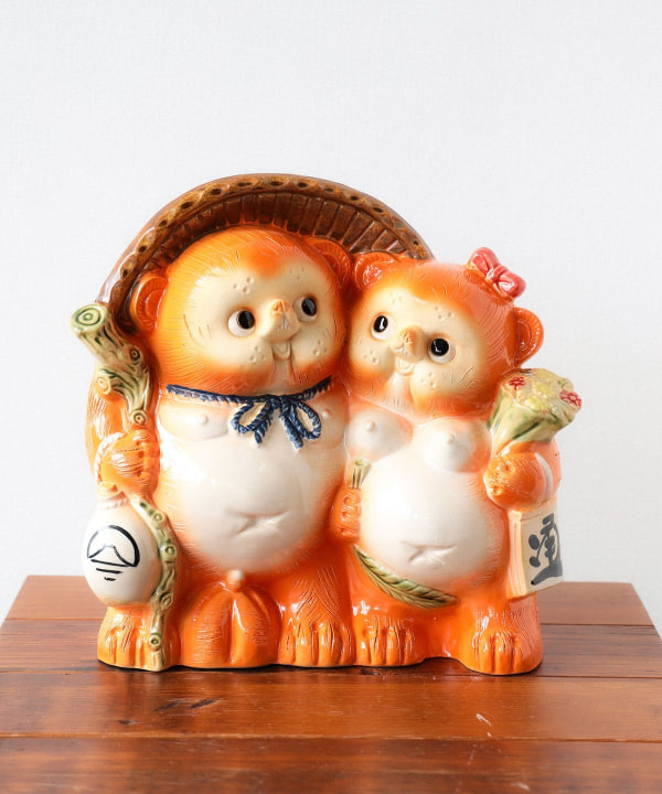 BEAMS JAPAN（ビームス ジャパン）【別注】信楽焼 たぬき カップル