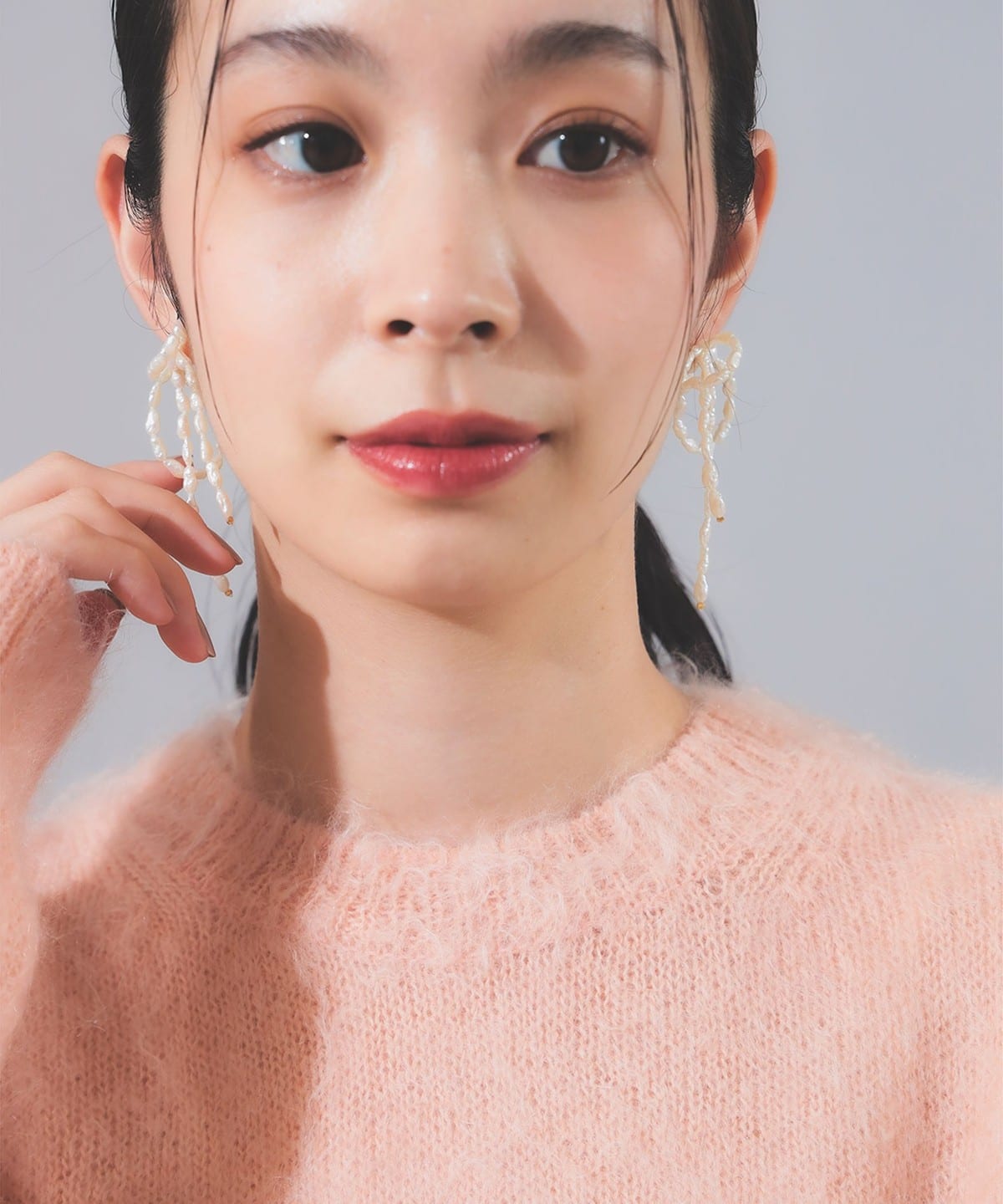 Demi-Luxe BEAMS（デミルクス ビームス）les bon bon / bow パール