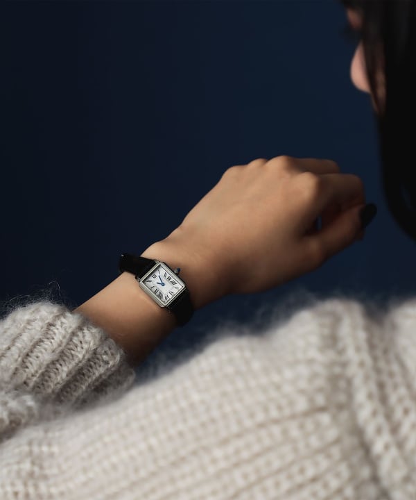 Demi-Luxe BEAMS（デミルクス ビームス）スクエア 型押レザー 腕時計Ⅱ