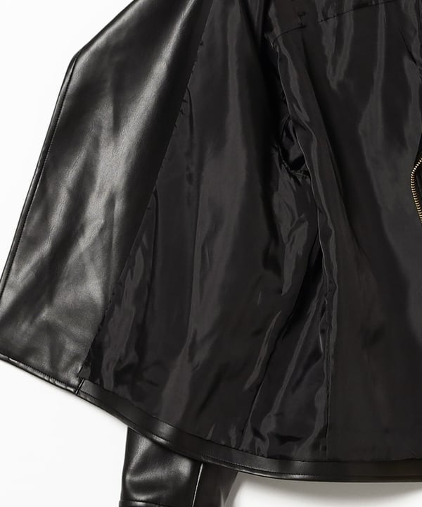 B:MING by BEAMS（ビーミング by ビームス）レザーライク ジャケット