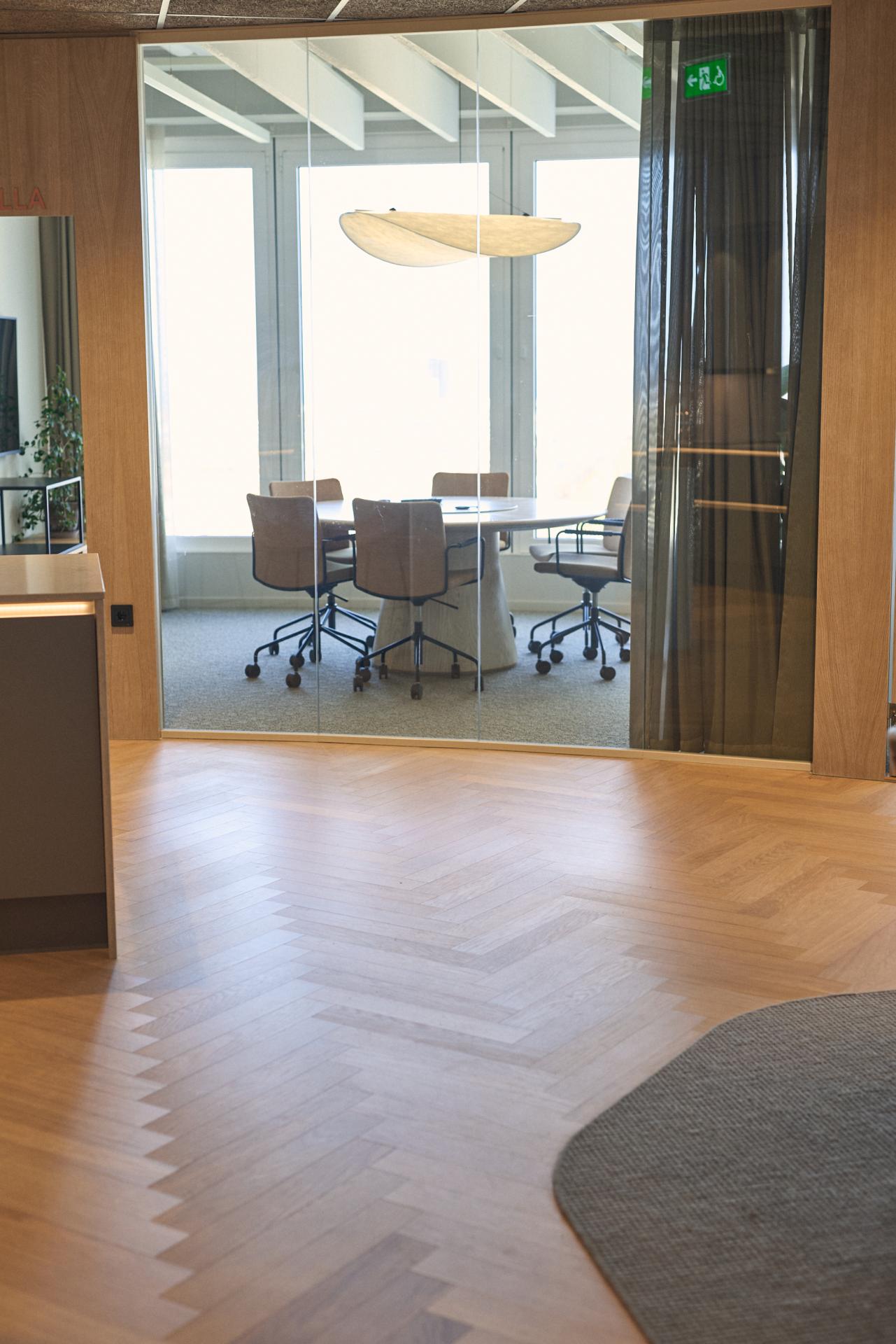 Creating a Scandinavian feel with Woodura Herringbone - Bjelin