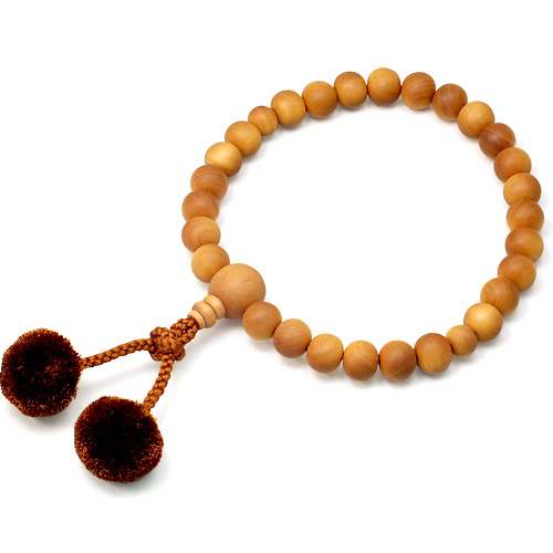 男性用数珠 白檀 27玉 | 仏壇・仏具専門店 滝田商店