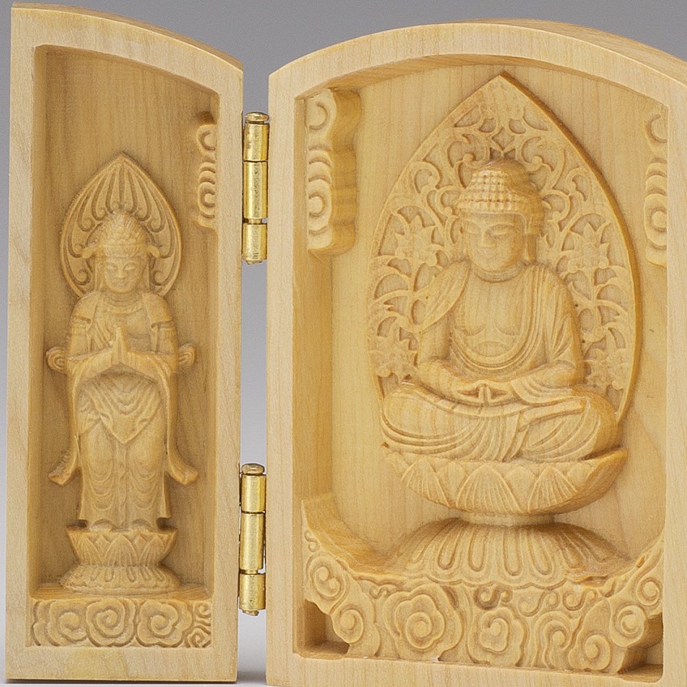 厄除け三開仏 阿弥陀三尊（阿弥陀如来・観音菩薩・勢至菩薩） | 仏壇