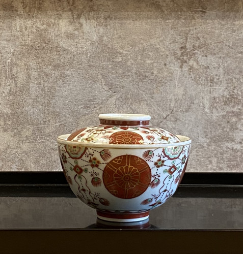 須田菁華赤玉瓔珞文茶碗 須田菁華赤玉瓔珞文茶碗 須田菁華赤玉瓔珞文