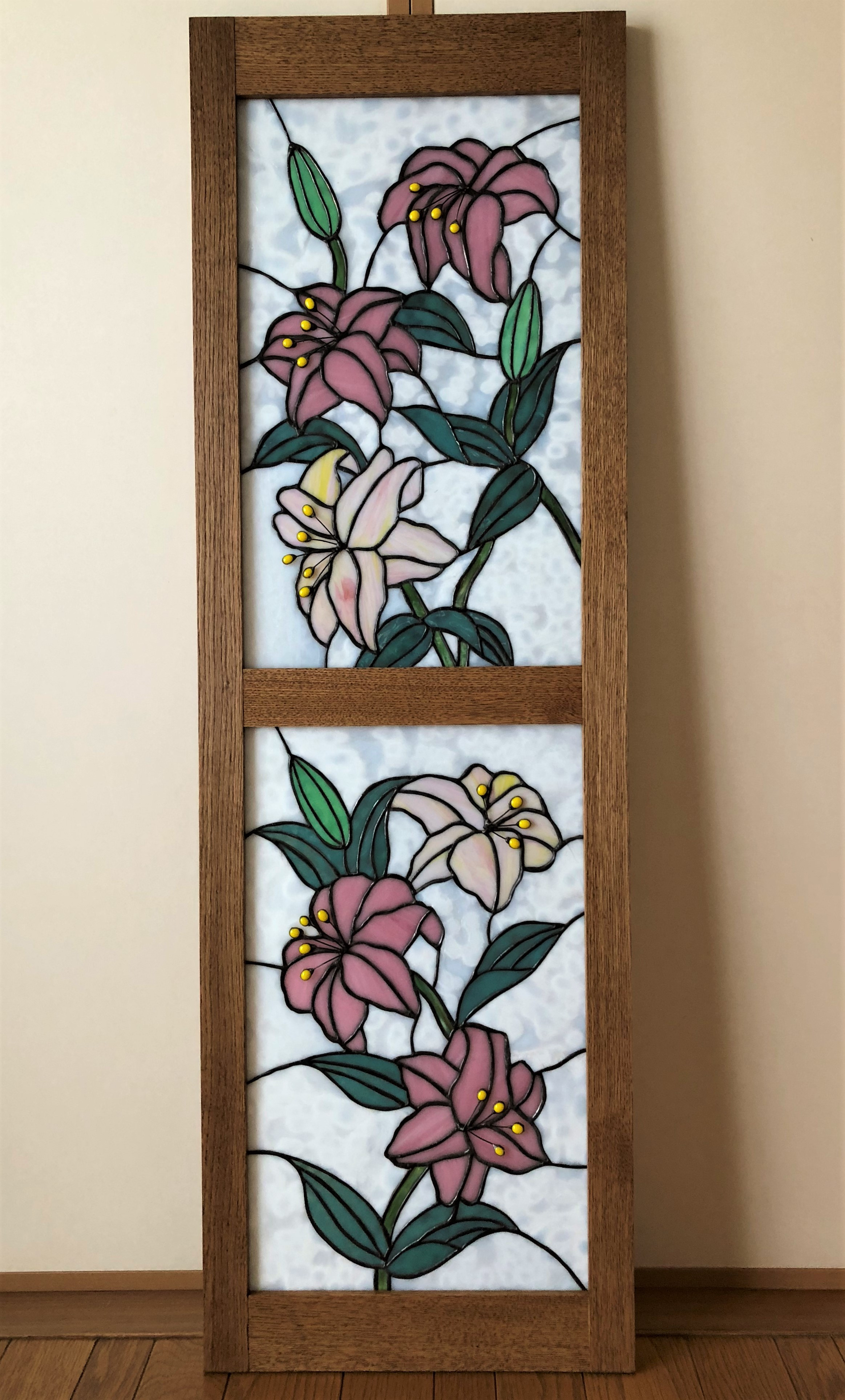 ステンドグラス Woodlands Unicorn ユニコーン グラスマスターズ