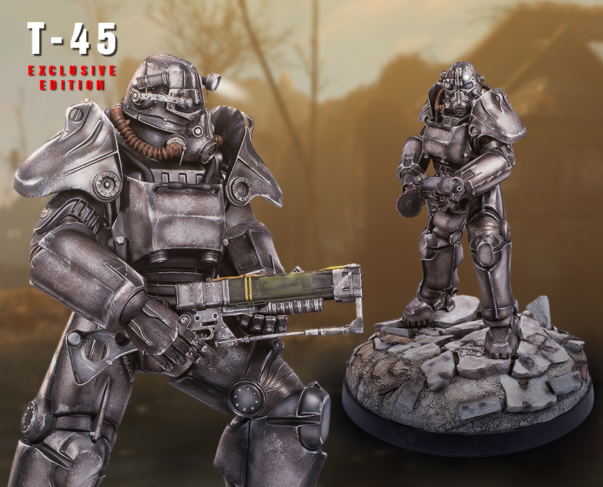 Fallout® 4: T-45 Exclusive Statue | Gaming Heads