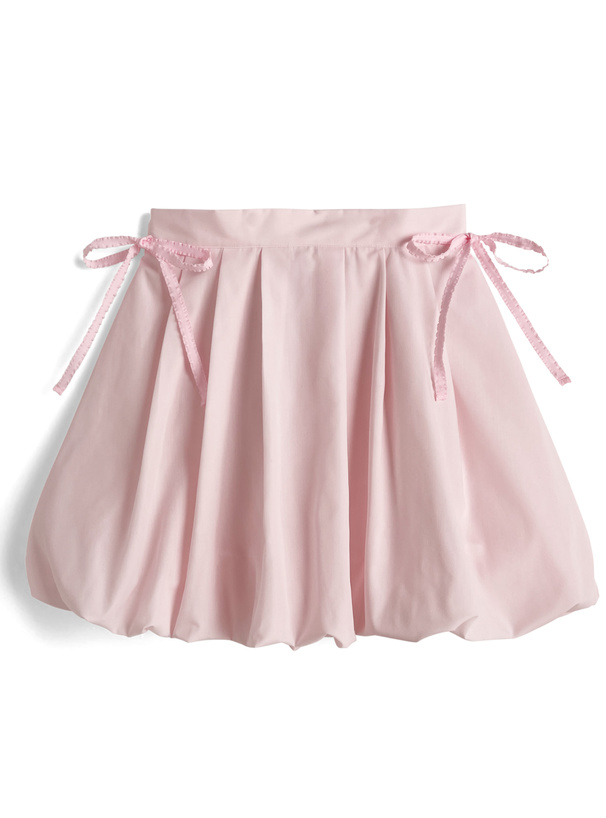 インパン裏地付リボンバルーンミニスカート[gn474] | レディース