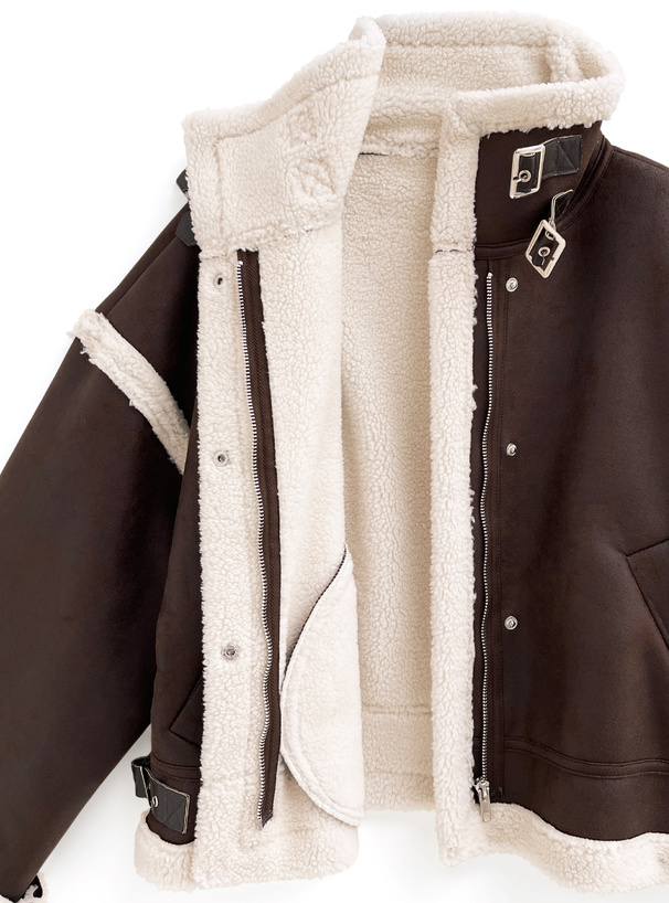 ムートンボアライダースジャケット[k9332f] | レディースファッション