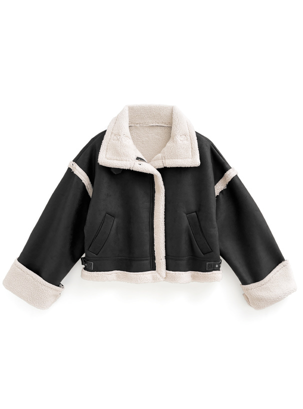 ムートンボアライダースジャケット[k9332f] | レディースファッション