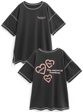 ガンズ ゲフィン・レコード UZU SUICIDE 刺繍ロゴ Tシャツ 黒