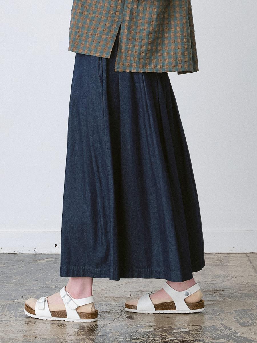 ガウチョパンツ ワンウォッシュデニム | パンツ9ブタケ | 【公式】D*g