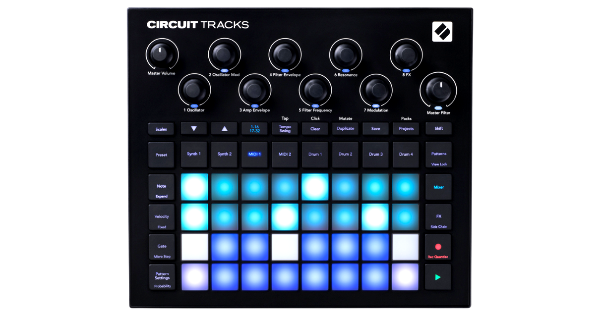 DJ機材 Novation Circuit Tracks Novation Circuit Tracks Groovebox