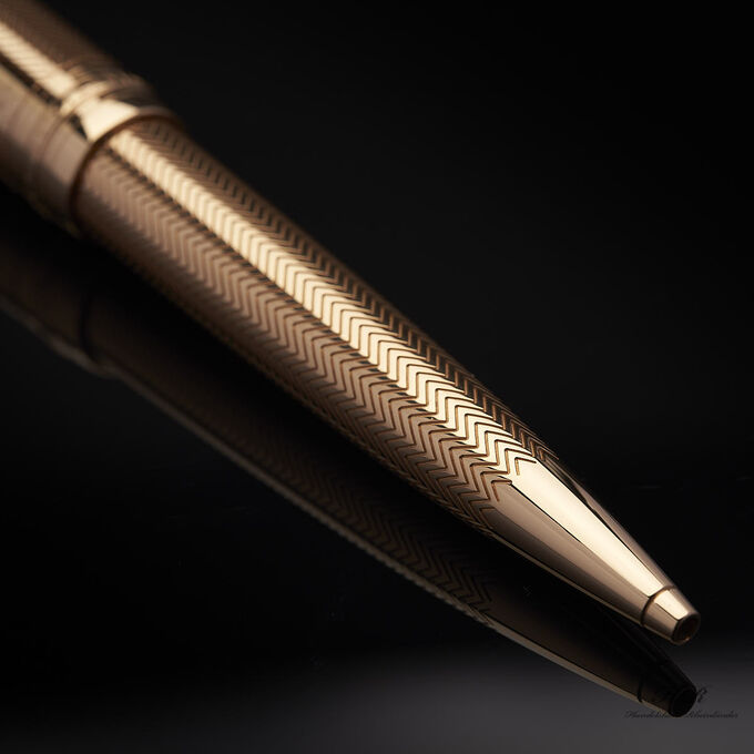 Montblanc Meisterstück Solitaire No 161 Rose Gold Barley Ballpoint