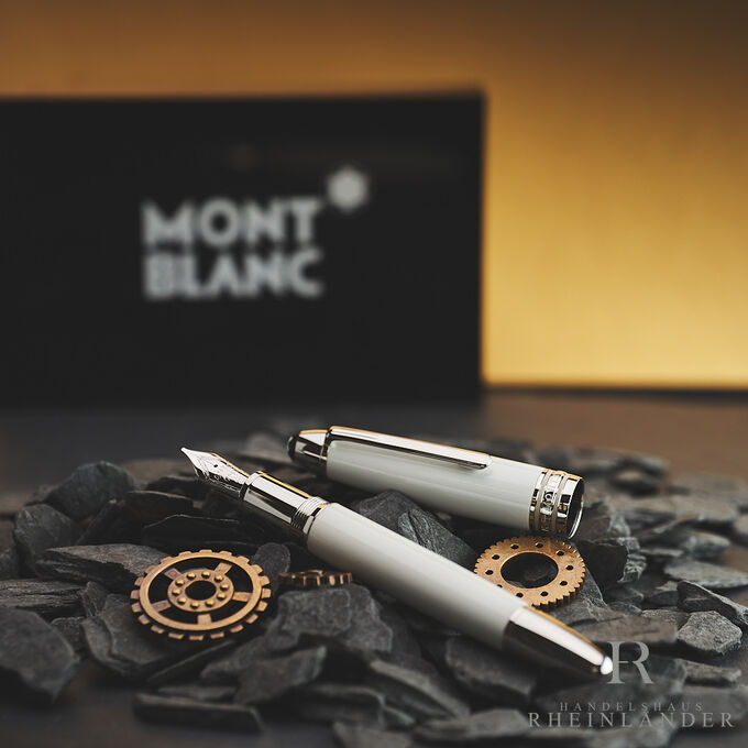 Montblanc Meisterstück White Solitaire LeGrand 146 Fountain Pen ID