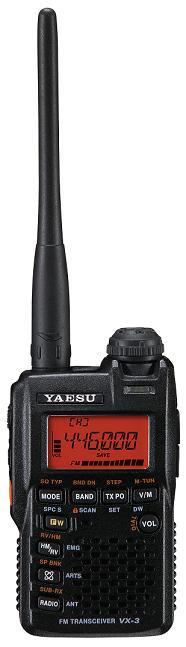 Yaesu VX‑3 Ultra‑Compact Dual‑Band Handheld Transceiver