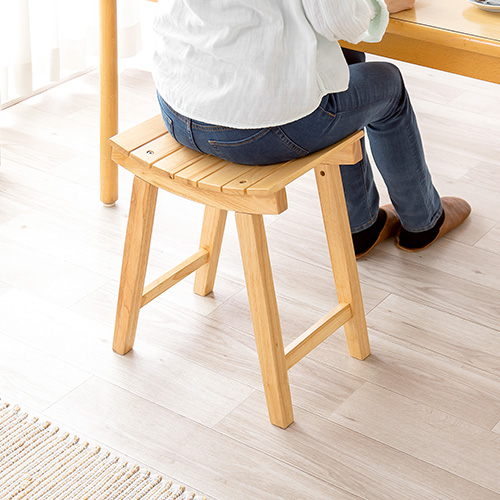 スツール（木製・天然木・四角・玄関・椅子・ベンチ・座り心地