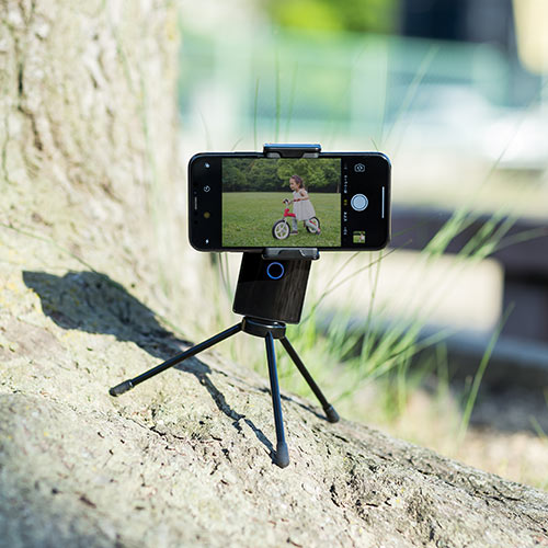 iPhone・スマホ用スタビライザー（1軸電子制御・水平・手ブレ防止