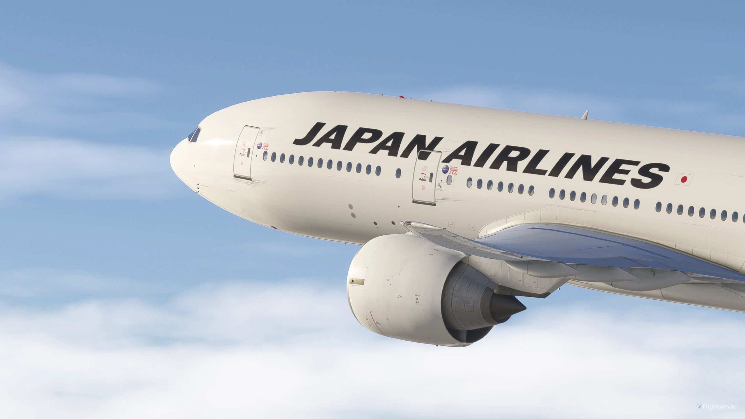 JCWings JAL 日本航空 B777-200ER JA703J フラップ⤵︎ 航空機