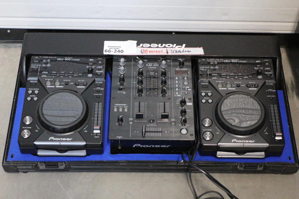 Pioneer パイオニア CDJ-400 x2 & DJM-400 セット Pioneer】 CDJ-400