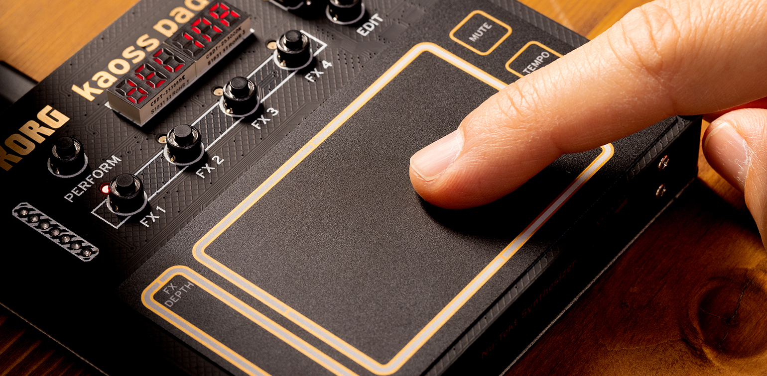 NTS-3 kaoss pad kit - PROGRAMMABLE EFFECT KIT | KORG (Japan)