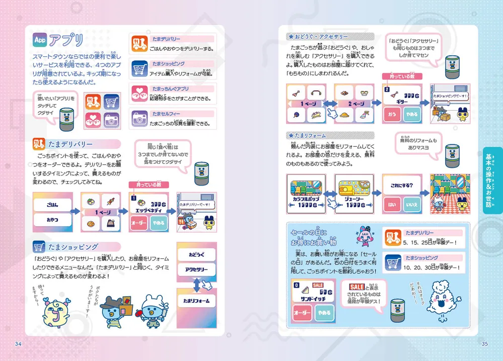 キャラぱふぇブックス たまごっちスマート スマートお世話ガイド