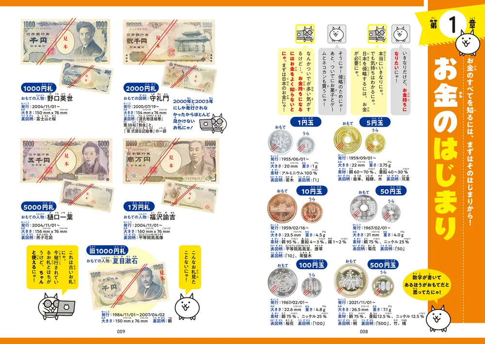 にゃんこ大戦争でまなぶ！お金のヒミツ」ポノス株式会社 [学習参考書