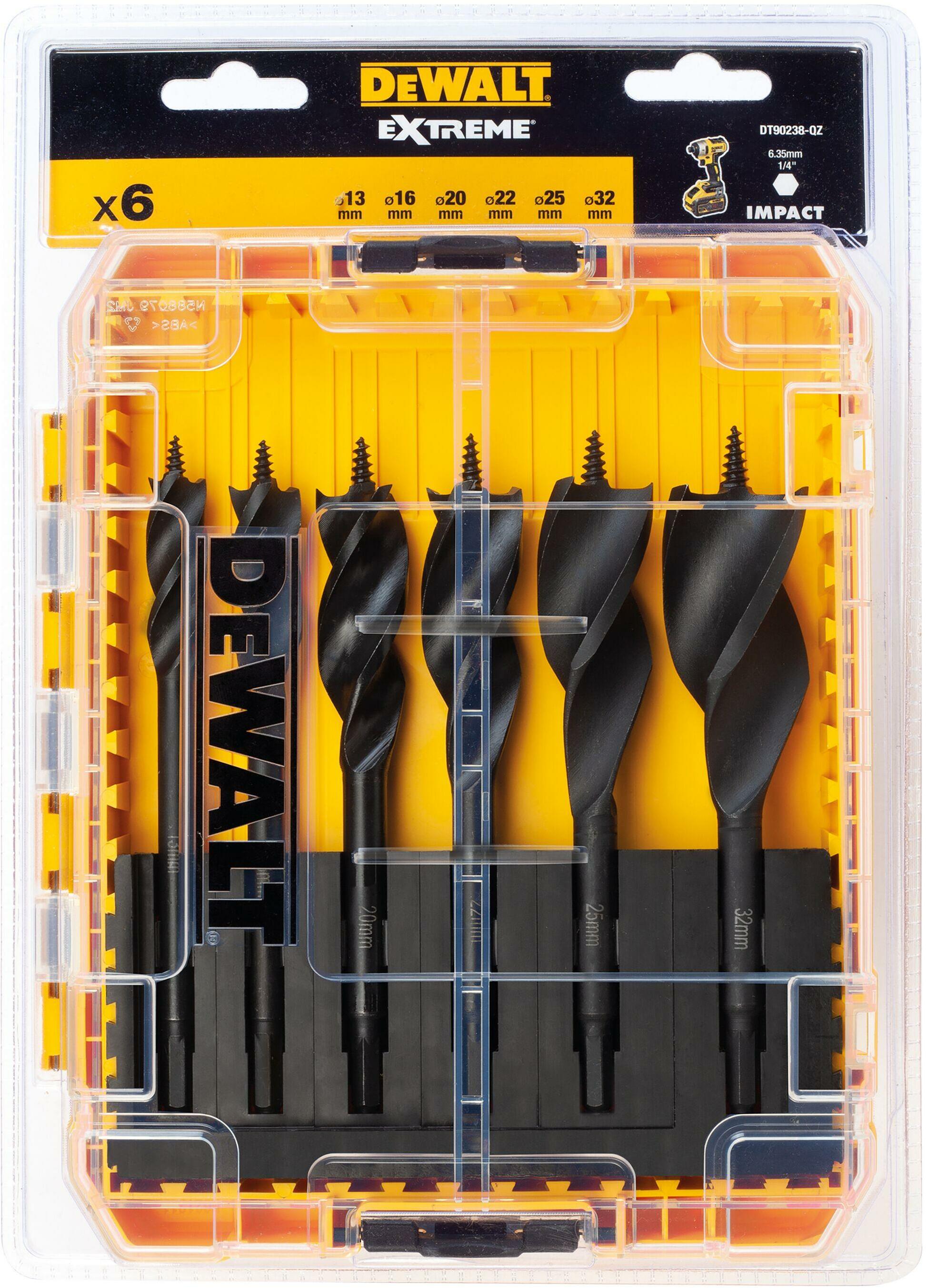 DEWALT DT90238-QZ tri flute EXTREME speed drill set 152MM (13,16