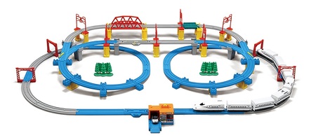 プラレール「かっこいいがいっぱい！新幹線N700S 立体レイアウトセット