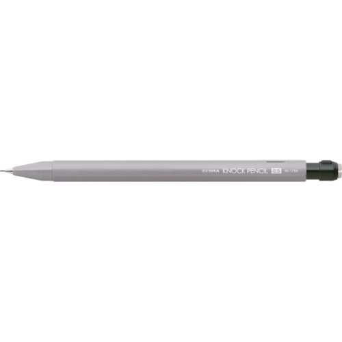 ゼブラ（ZEBRA） ノックペンシル M-1700 0.5mm MA117－GR グレー