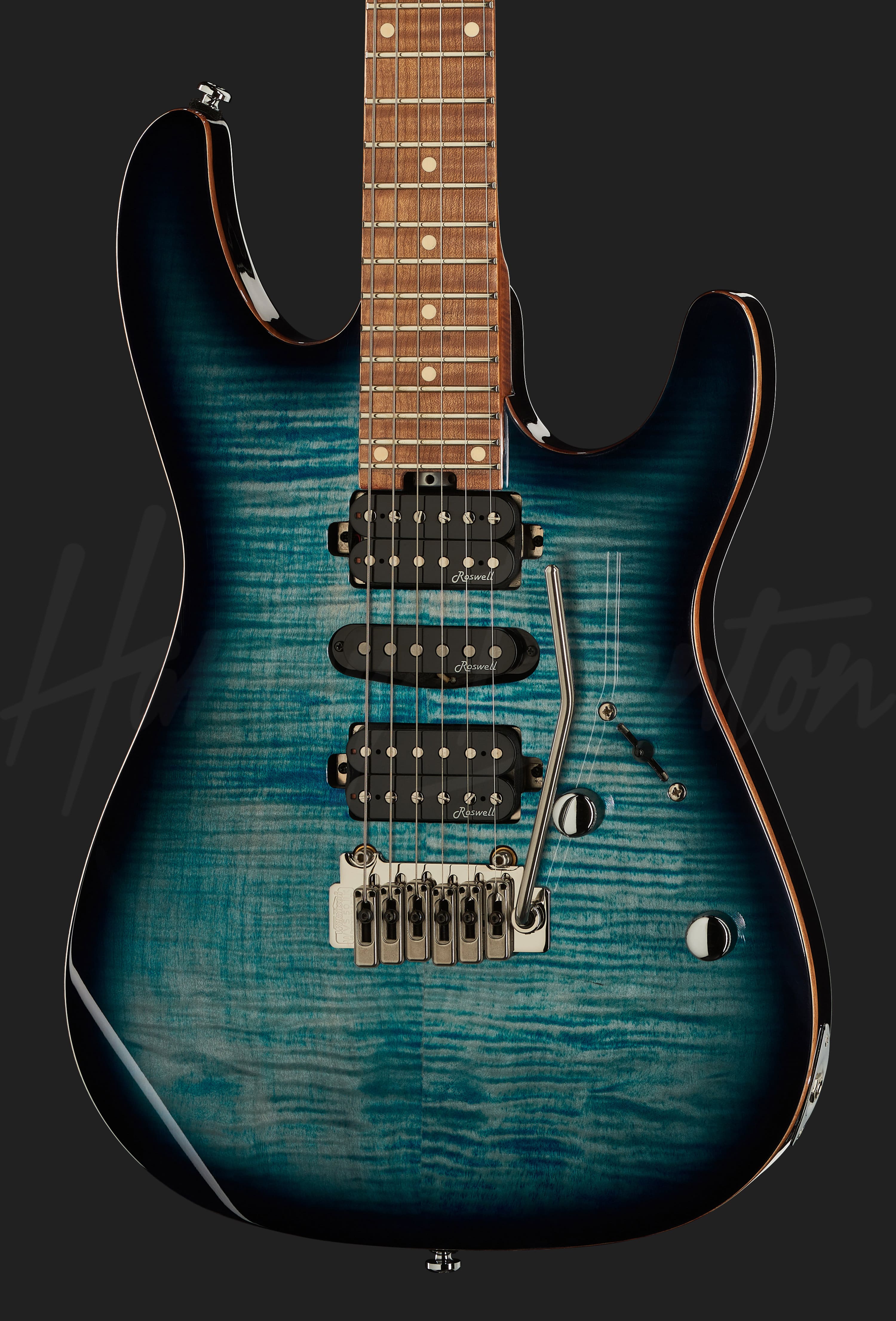 ギター Harley Benton Fusion-III Roasted SBK Fusion-III EMG HT