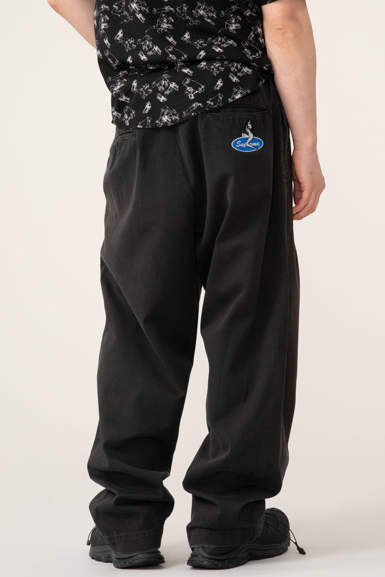 24SS supreme Chino Pant Black チノパン 32 supreme pin up チノパン