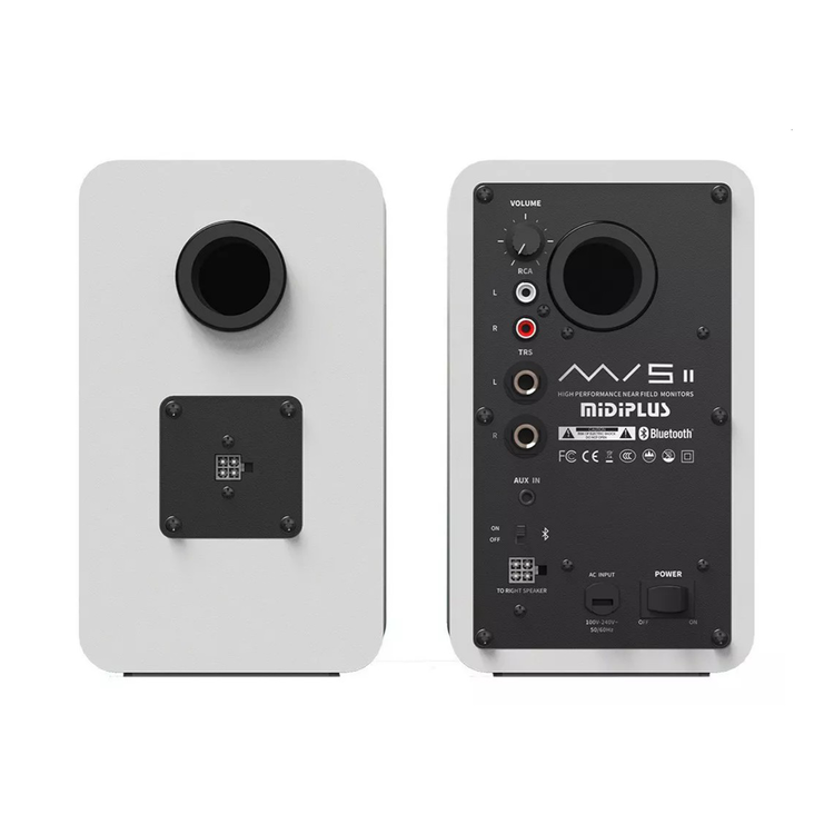 MIDIPLUS mi5 II ホワイト スピーカー 2Way モニタースピーカー | MI