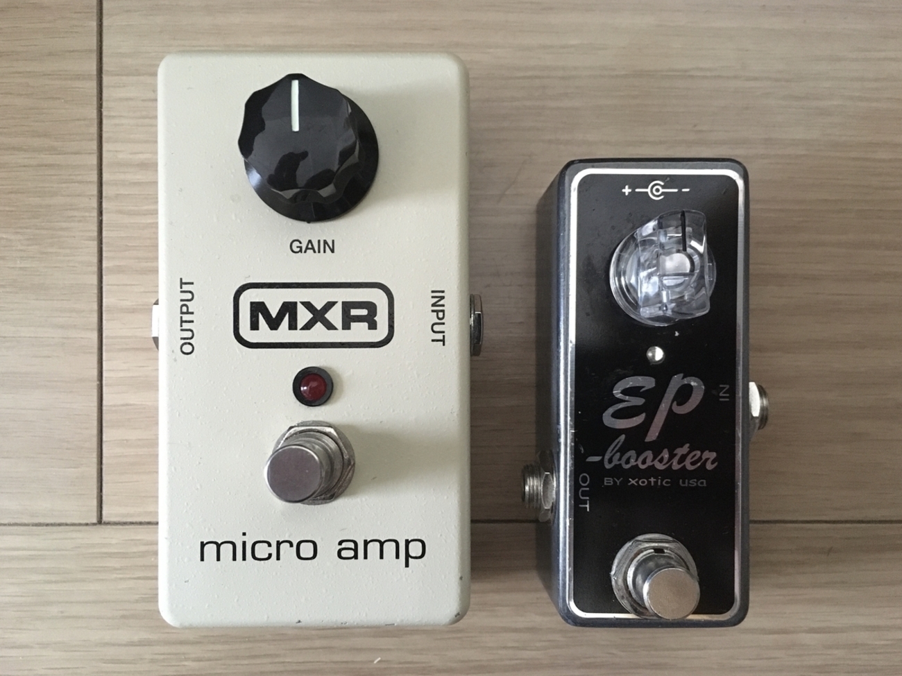 XOTIC EP boosterとMXR Micro ampの比較をしました【迷ったらどちらを